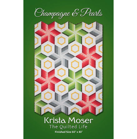 Champagne and Pearls mnster av Krista Moser (16631)