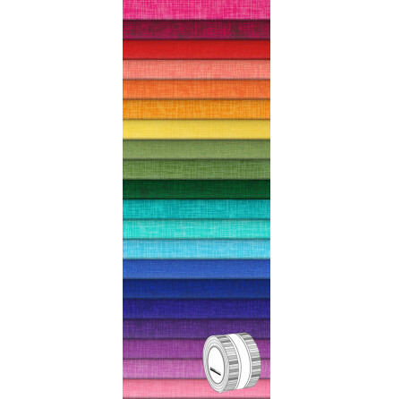 Jelly Roll Quilters Linen Rainbow Palette (17235)