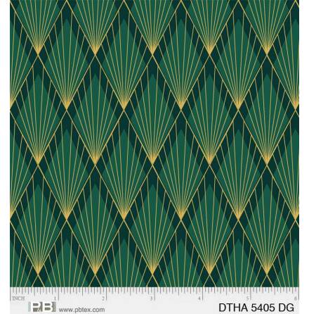 Deco the halls Green gold (17359)